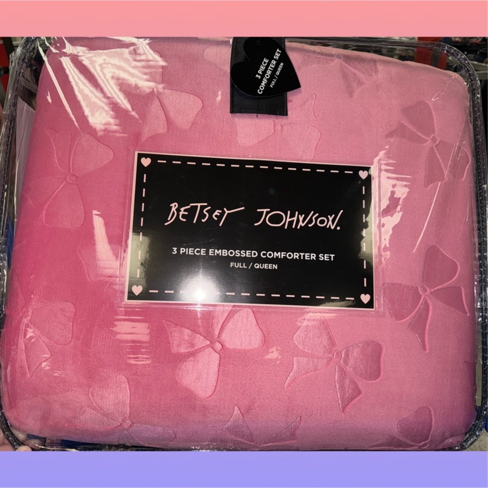 Betsey Johnson Pink Comforter Set